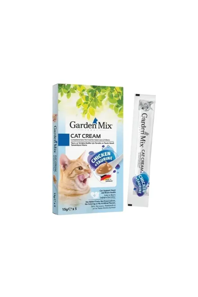 Taurin ve Tavuklu Sıvı Kedi Ödül Maması 5x15 Gr 