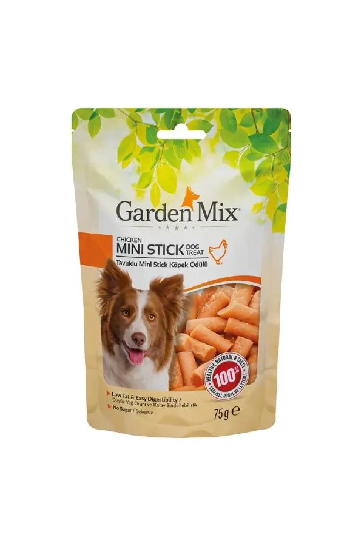 Tavuklu Mini Stick Köpek Ödül Maması  75 Gr