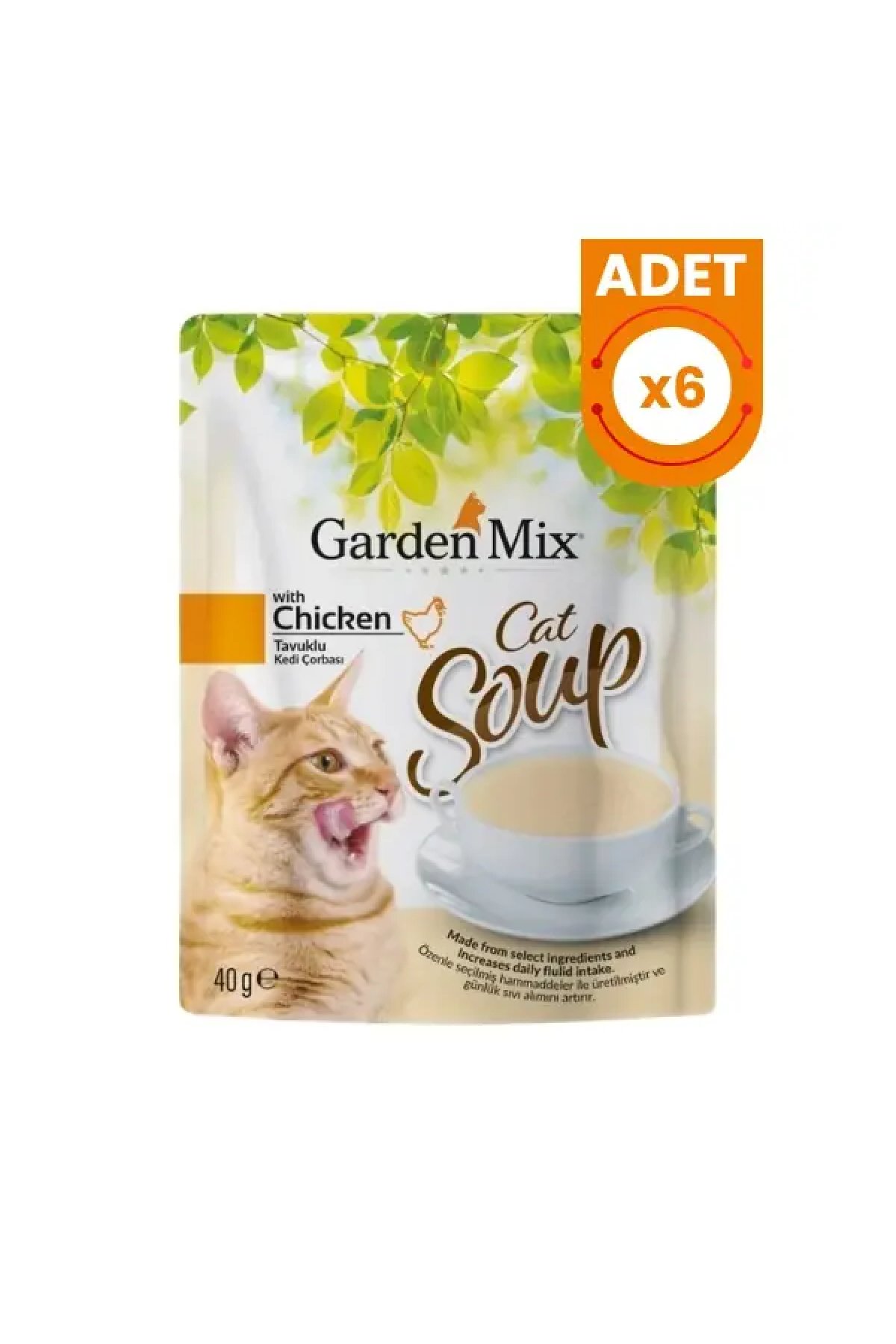 Tavuklu Kedi Çorbası 6 Adet 40 Gr