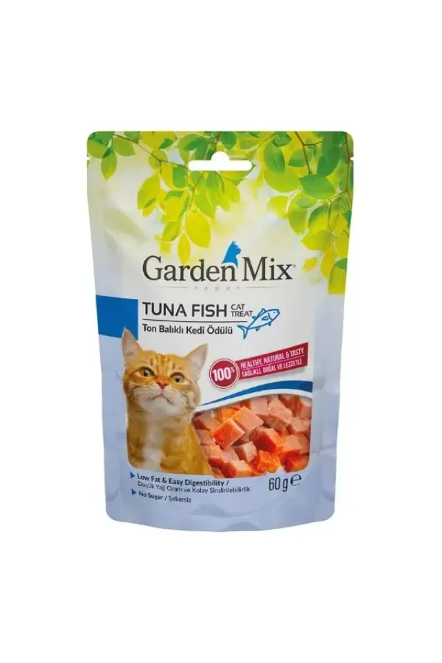 Ton Balıklı Düşük Yağlı Şekersiz Kedi Ödül Maması 60 Gr 