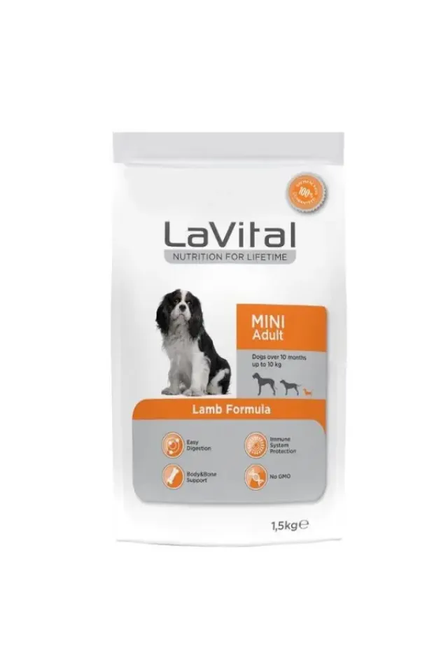 Kuzu Etli Küçük Irk Yetişkin Köpek Maması 1,5 kg