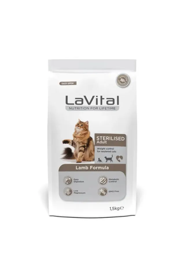 Sterilised Kuzu Etli Kısırlaştırılmış Kedi Maması 1.5 Kg
