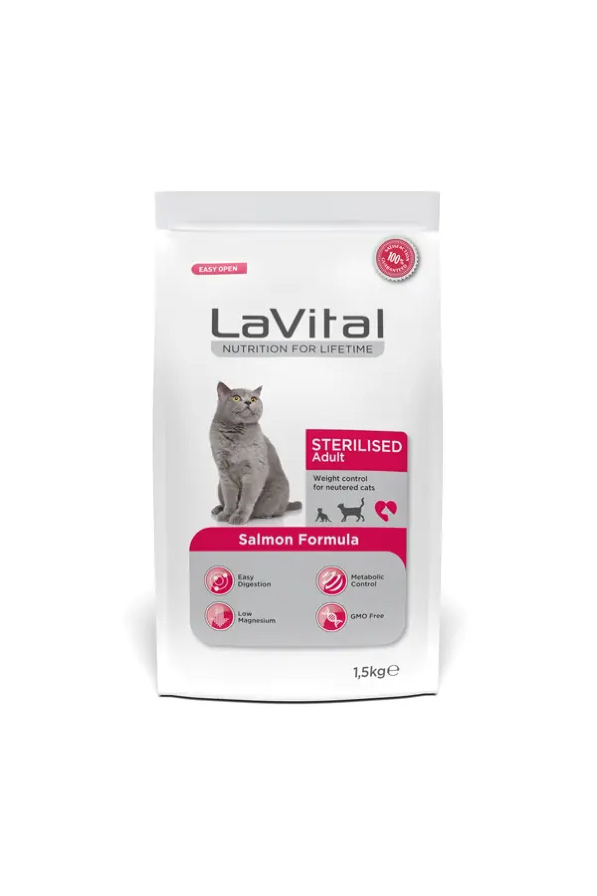 Sterilised Somonlu Kısırlaştırılmış Kedi Maması 1.5 Kg