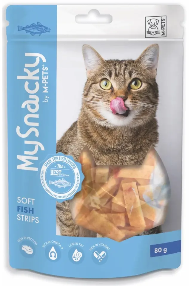 My Snacky Balıklı Şerit Kedi Ödül Maması  80 Gr