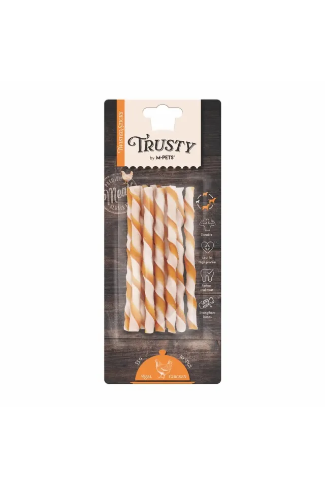Trusty Twisted Tavuklu Çubuk Köpek Ödül Maması 55 Gr 