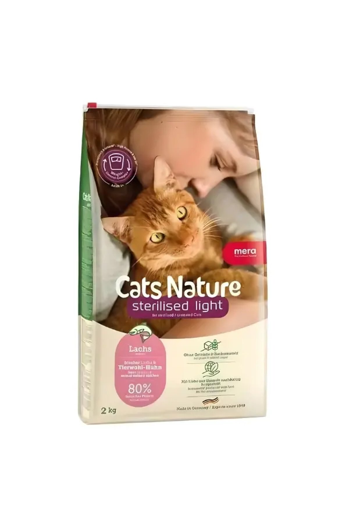 Cats Nature Somonlu Kısırlaştırılmış Kedi Maması 2 Kg