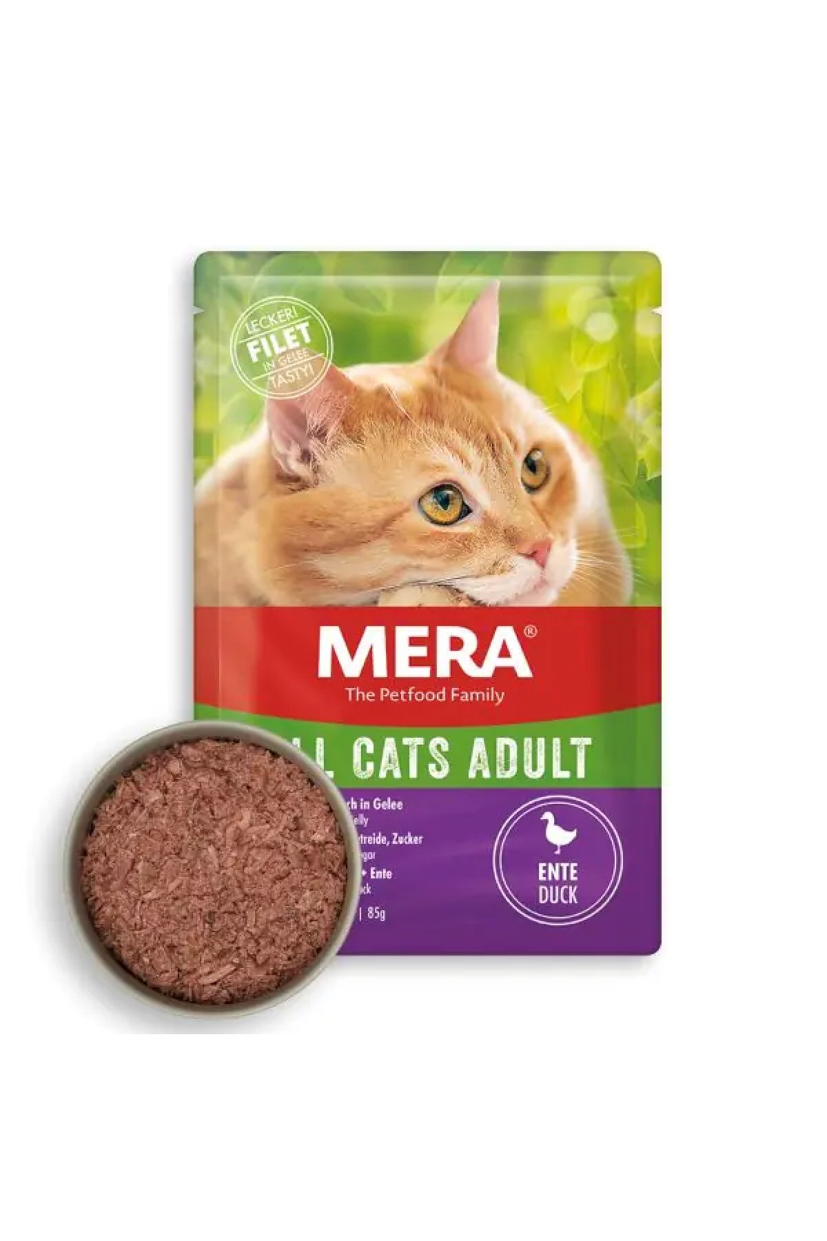 Tahılsız Ördekli Pouch Yetişkin Konserve Kedi Maması 85 Gr 