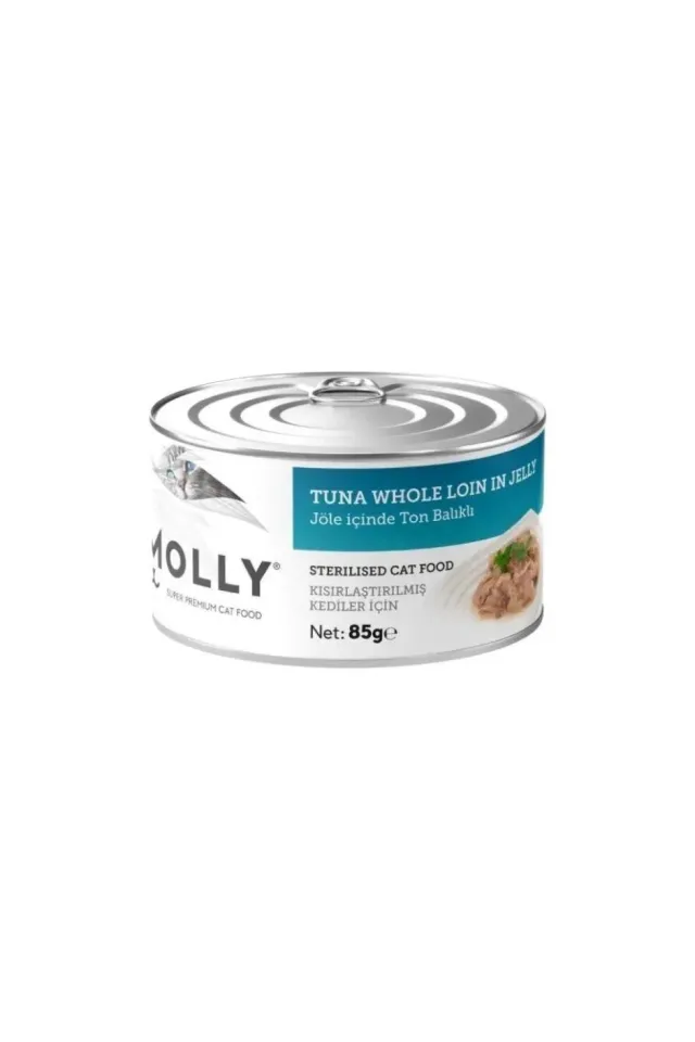Jöle İçinde Ton Balıklı Tahılsız Kısırlaştırılmış Yetişkin Kedi Konservesi 85 Gr
