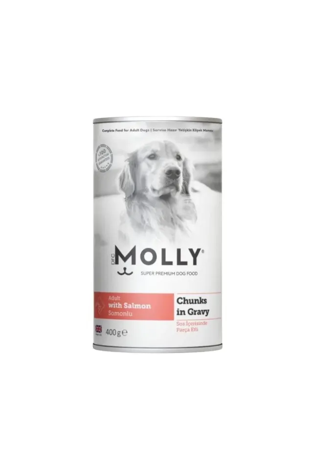 Sos İçinde Parça Somonlu Yetişkin Köpek Konservesi 400 Gr