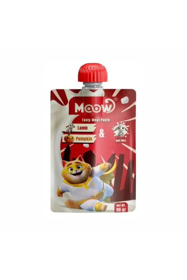 Taze Kuzulu Balkabaklı ve Keçi Sütlü Kedi Et Ezmesi 90 Gr
