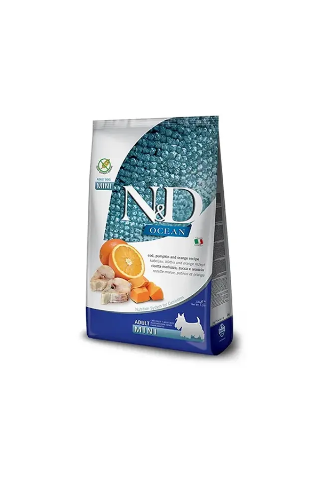 Ocean Balıklı ve Balkabaklı Tahılsız Küçük Irk Yetişkin Köpek Maması 2.5 Kg