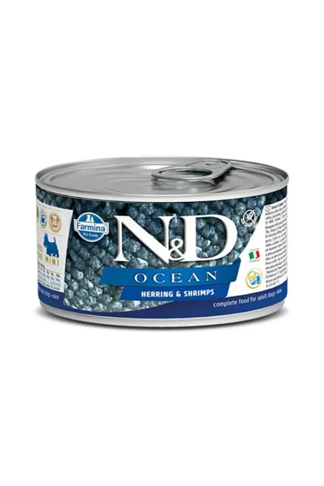 Ocean Ringa Balıklı ve Karidesli Konserve Köpek Maması  140 Gr