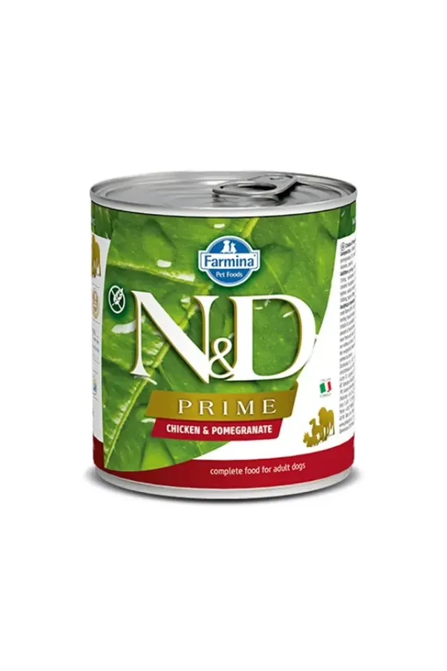 Prime Tavuklu ve Narlı Yavru Konserve Yaş Köpek Maması 285 Gr 