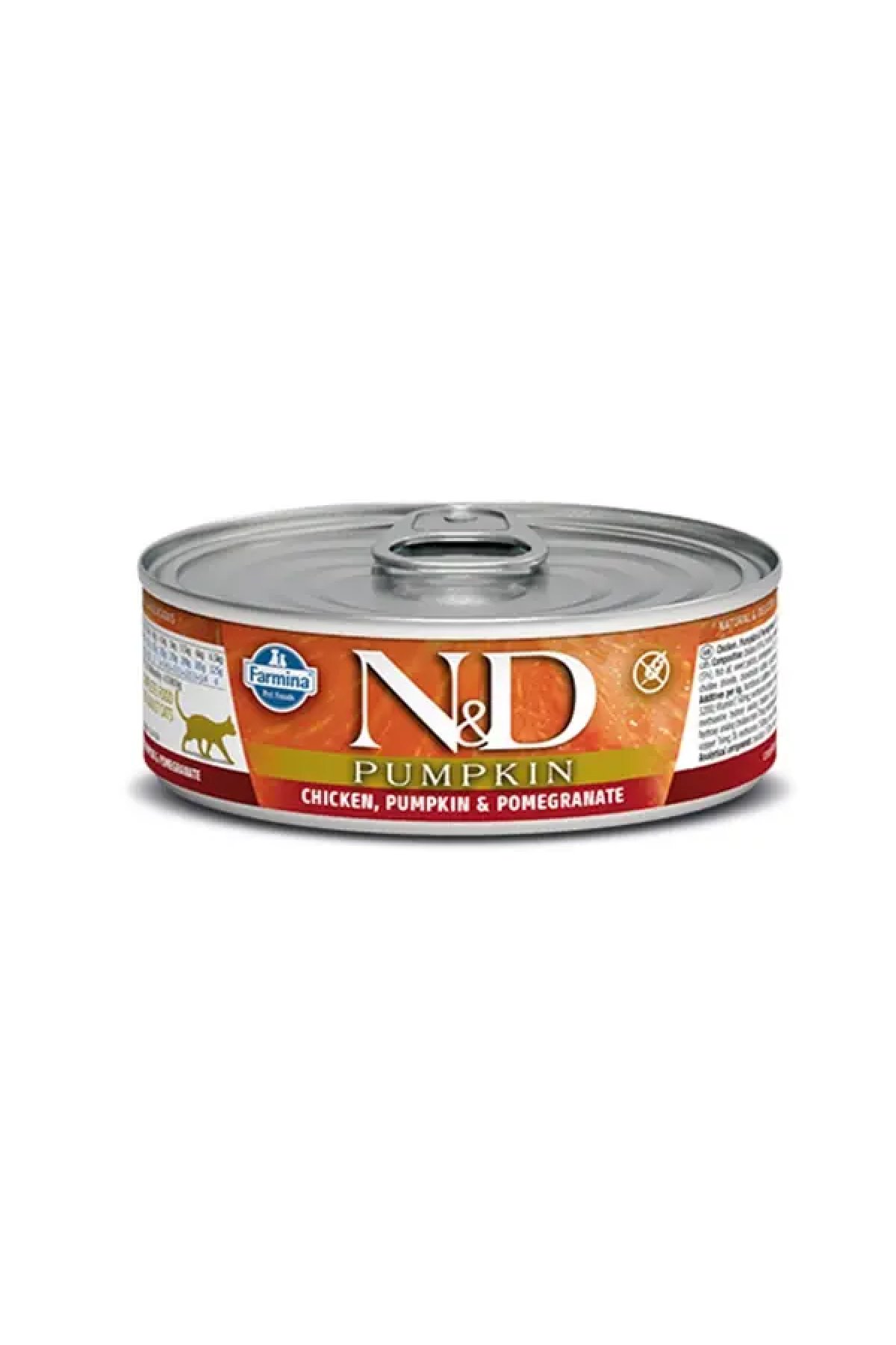 Pumpkin Balkabaklı Tavuk ve Narlı Konserve Kedi Maması 70 Gr 
