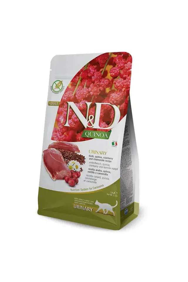Quinoa Ördekli ve Kızılcıklı Yetişkin Kedi Maması 5 Kg