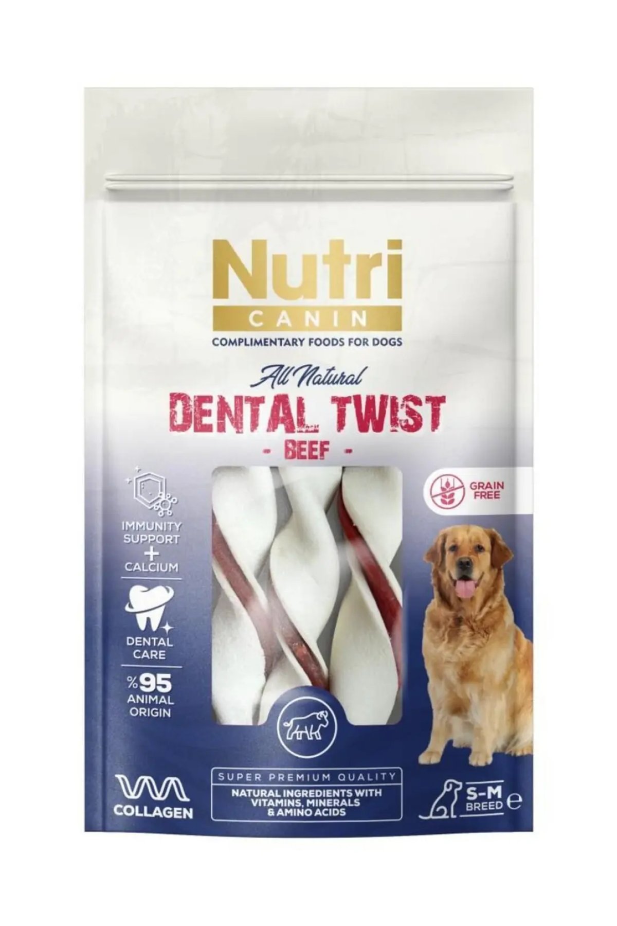 Dental Twist Biftekli Diş Sağlığı Köpek Ödülü 80 Gr