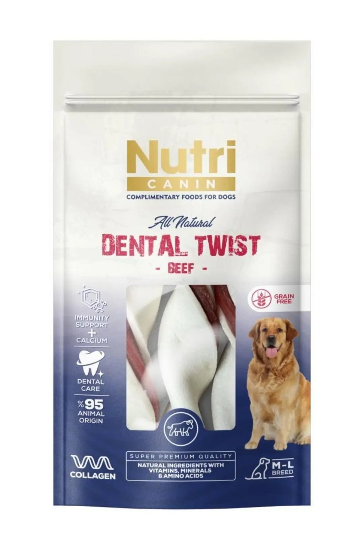 Dental Twist Biftekli Diş Sağlığı Köpek Ödülü 120 Gr