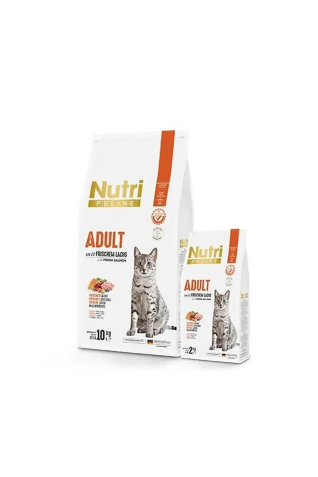 Glutensiz Somonlu Düşük Tahıllı Yetişkin Kedi Maması 10 Kg