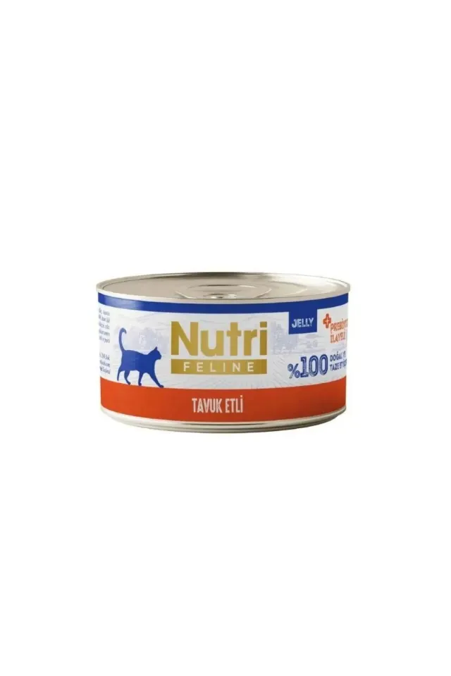 Jelly Tavuk Etli Tahılsız Yetişkin Kedi Konservesi 70 Gr