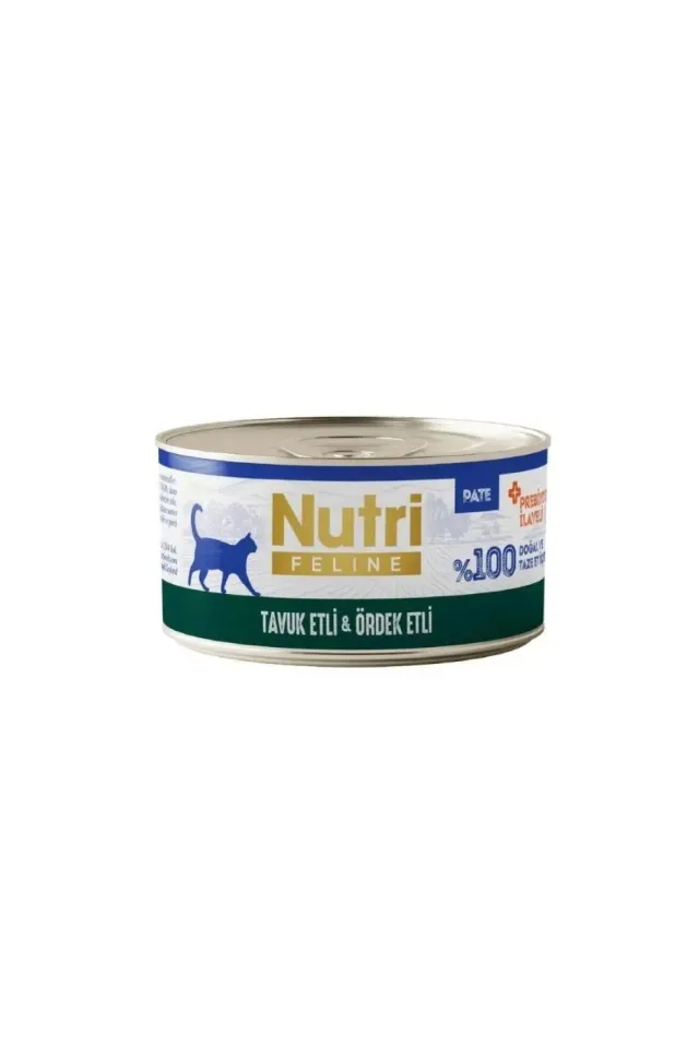 Tavuk Etli ve Ördekli Tahılsız Yetişkin Kedi Konservesi 70 Gr