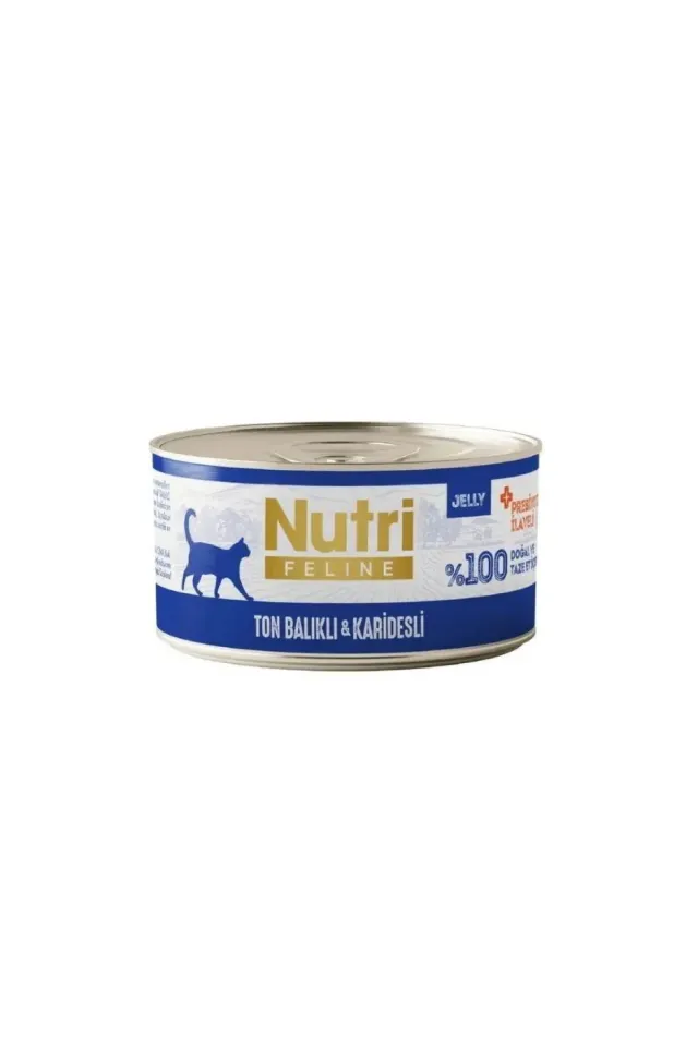 Ton Balıklı ve Karidesli Tahılsız Yetişkin Kedi Konservesi 70 Gr