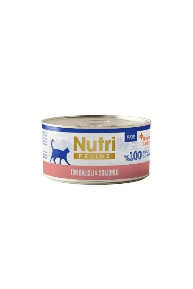 Ton Balıklı ve Somonlu Tahılsız Yetişkin Kedi Konservesi 70 Gr