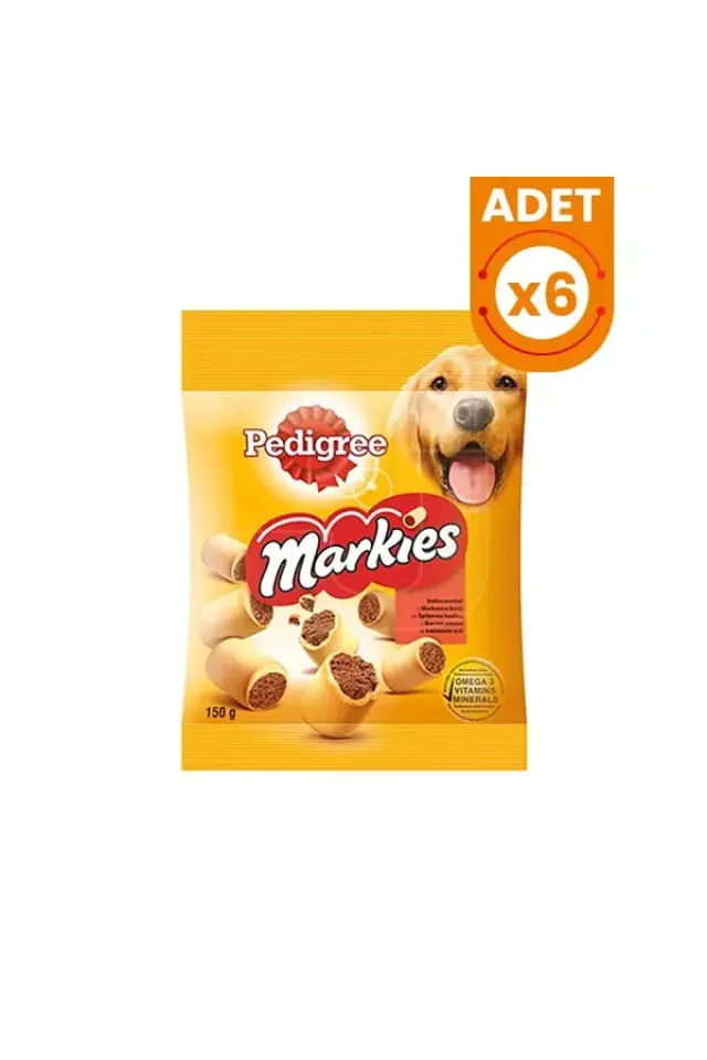 Markies Köpek Ödül Bisküvisi 150 Gr 6 Adet