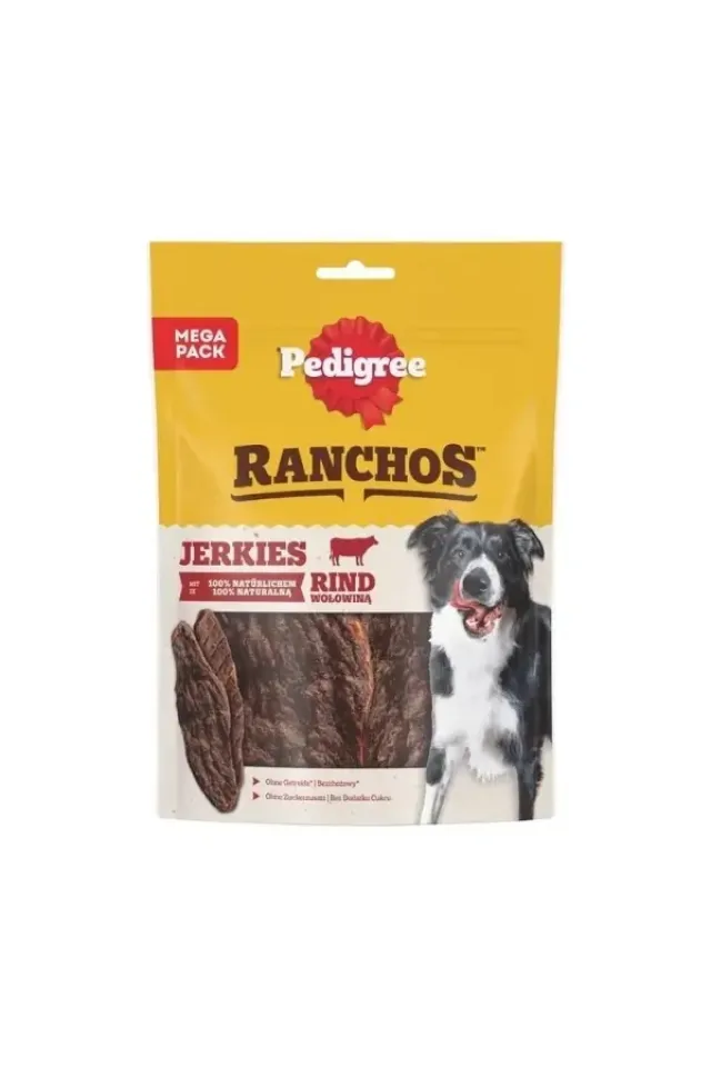 Ranchos Jerkies Sığır Etli Tahılsız Kurutulmuş Köpek Ödül Maması 70 Gr 
