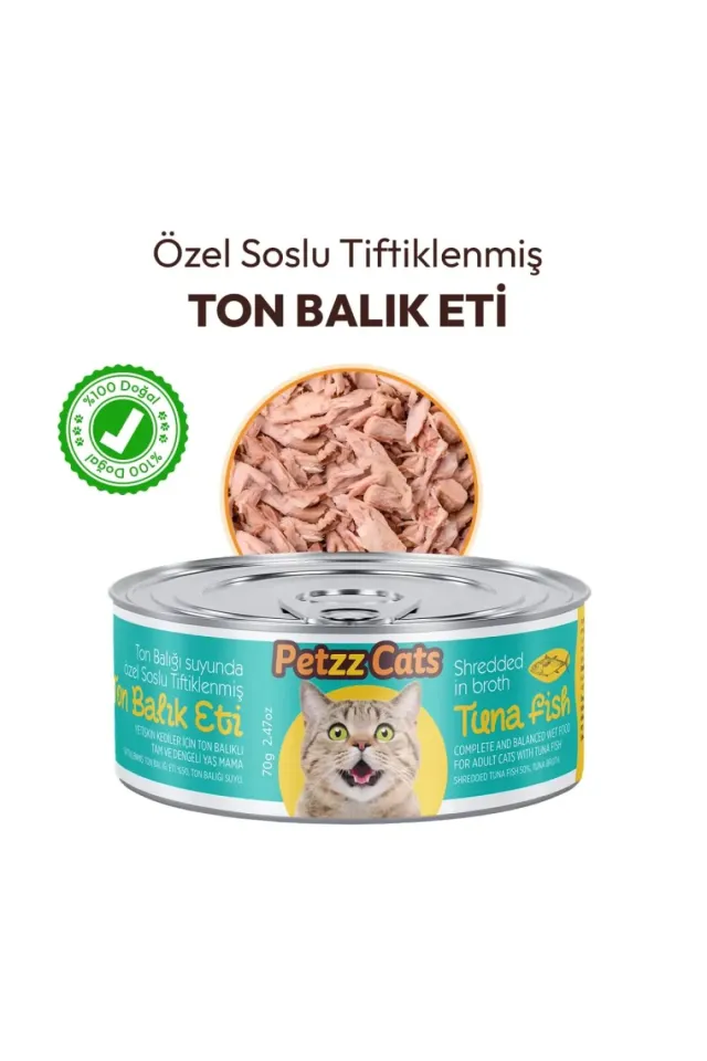 Ton Balığı Konserve Kedi Maması  70 Gr