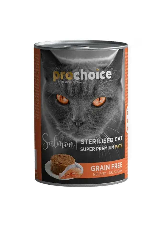 Sterilised Somonlu Kısırlaştırılmış Konserve Kedi Maması 400 Gr 