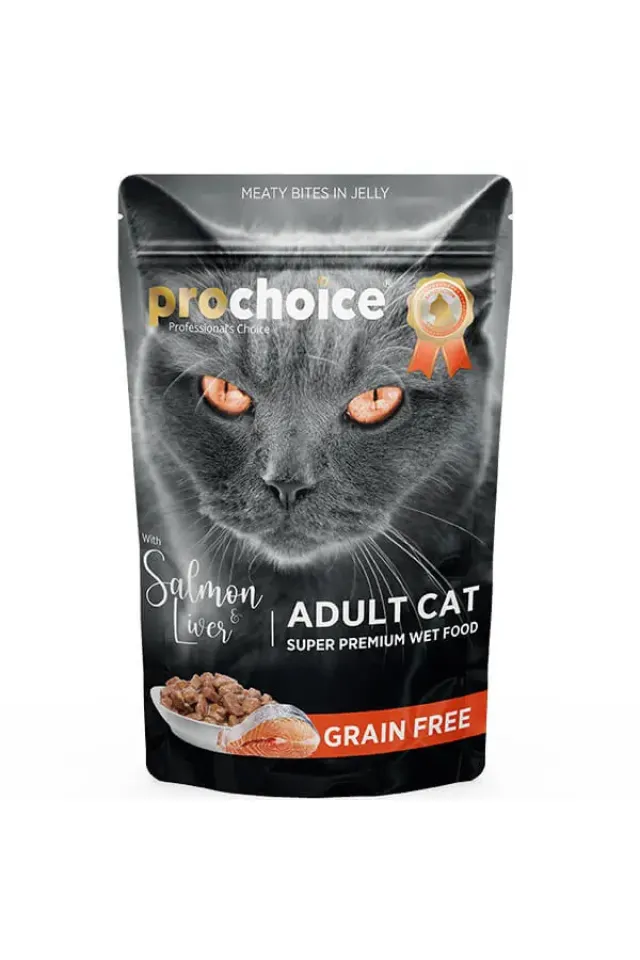 Tahılsız Somon ve Ciğerli Yetişkin Konserve Kedi Maması 85 Gr 