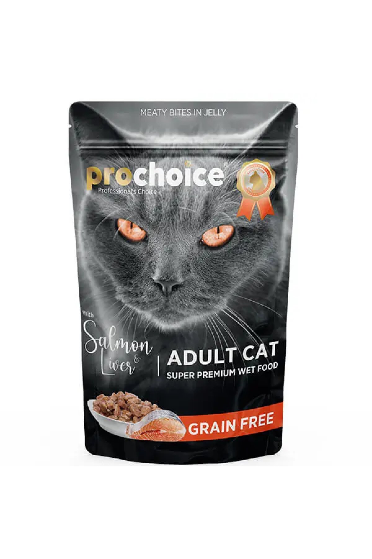 Tahılsız Somon ve Ciğerli Yetişkin Konserve Kedi Maması 85 Gr 