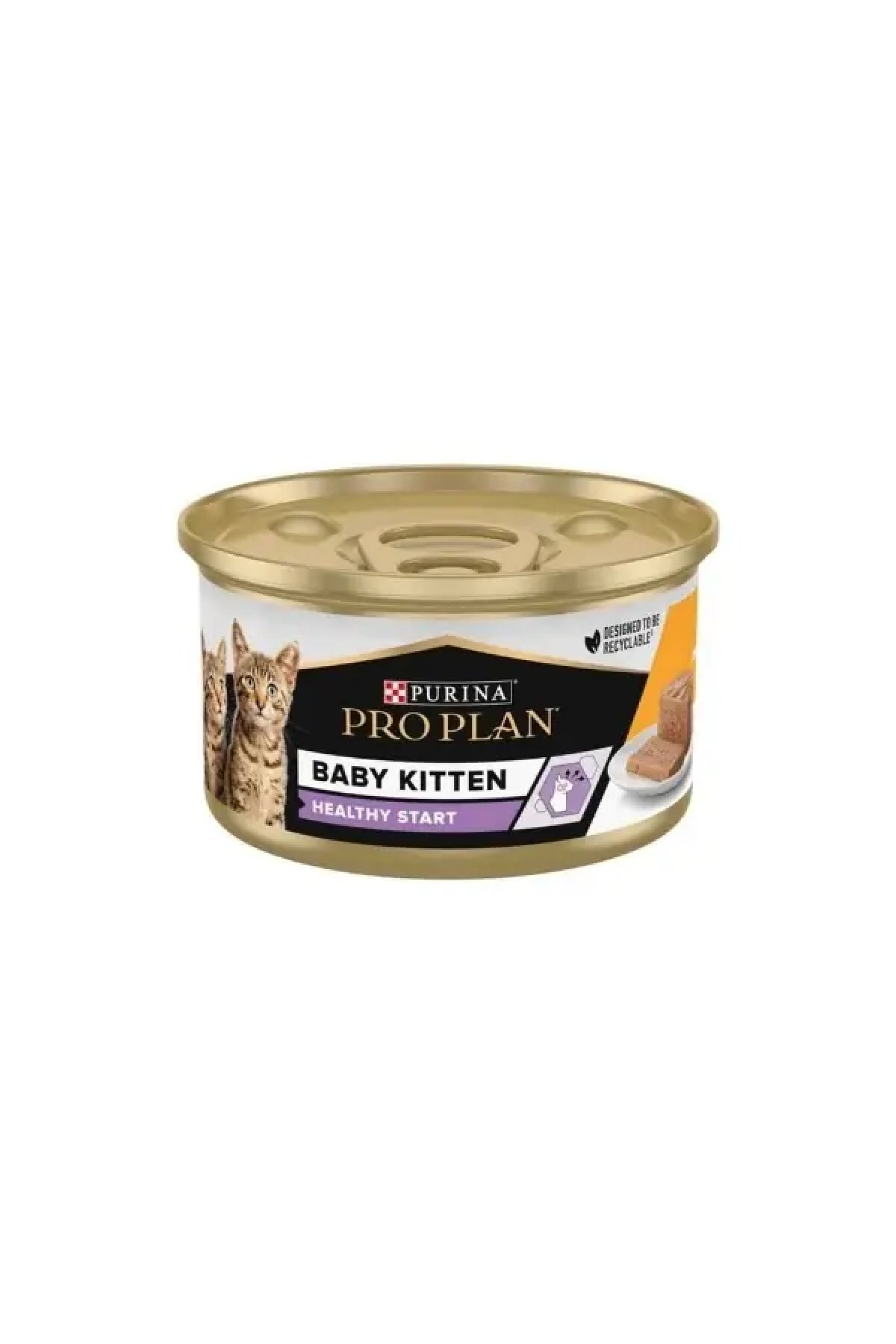 Baby Kitten Tavuklu Yavru Konserve Kedi Maması  85 Gr