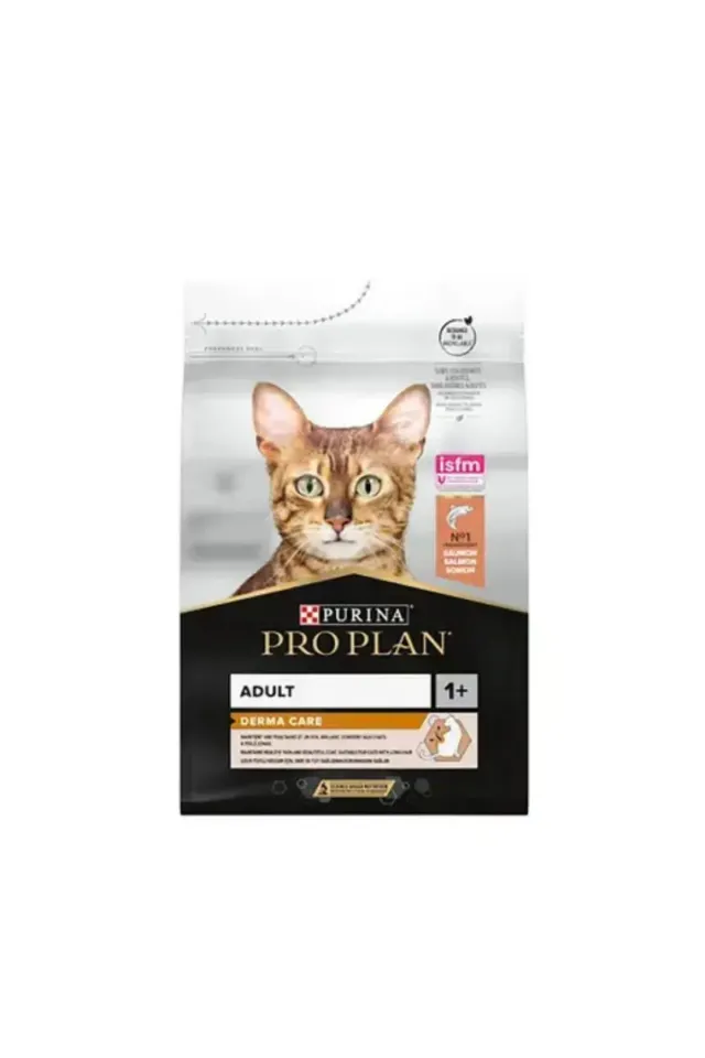 Derma Plus (Elegant Adult) Tüy Yumağı Kontrolü Somonlu Kedi Maması 3 Kg