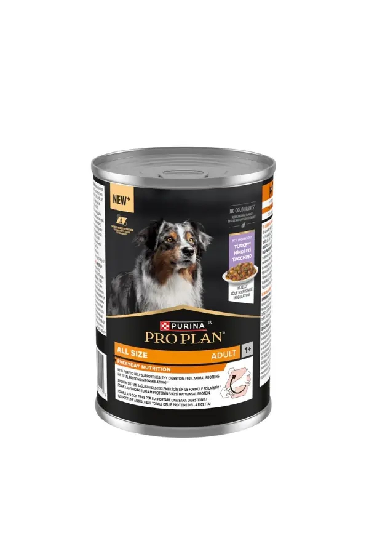 Jöle içinde Hindi Etli Yetişkin Konserve Köpek Maması 400 Gr 