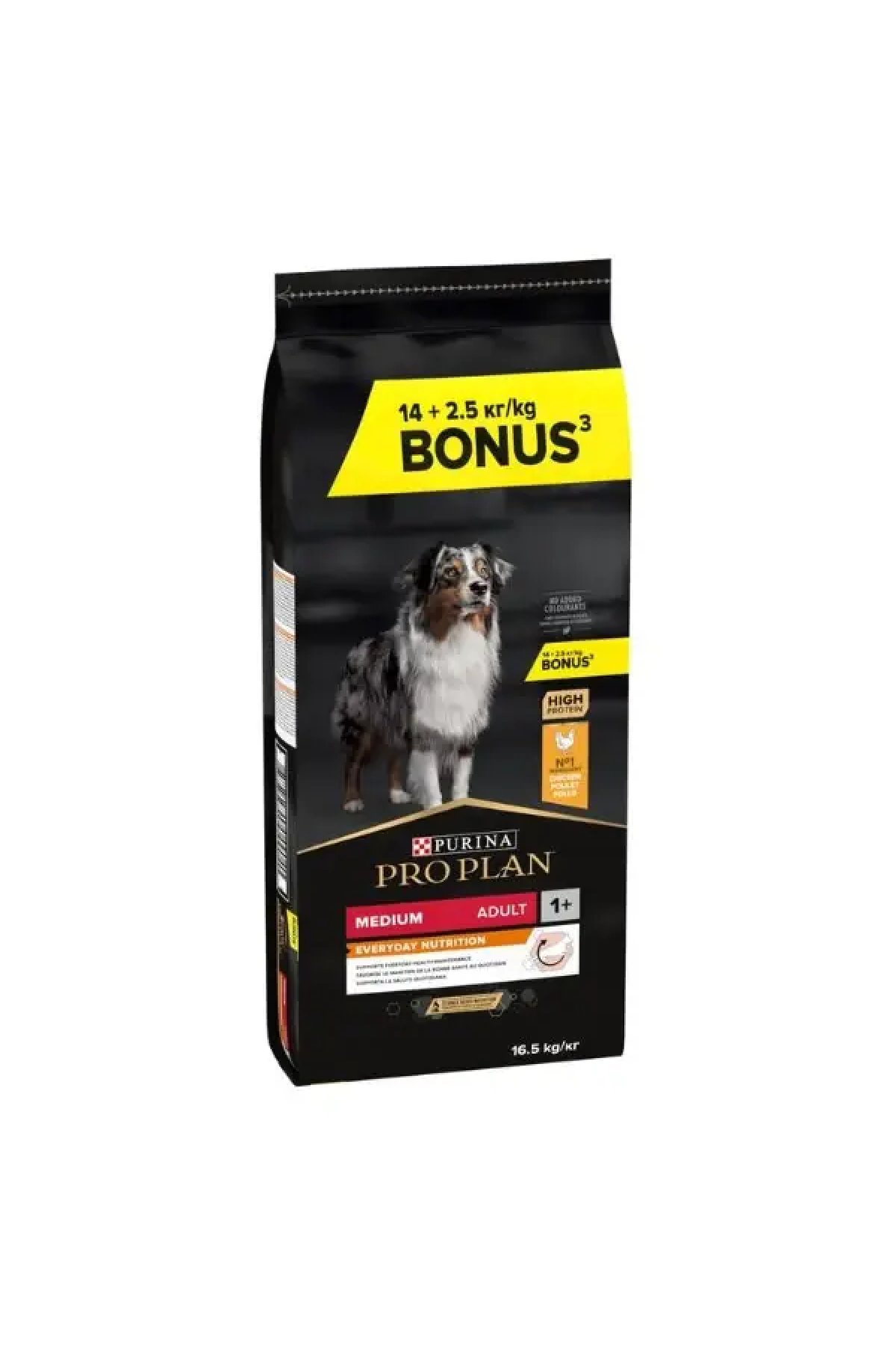 Medium Adult Tavuklu Yetişkin Köpek Maması 14+2.5 Kg