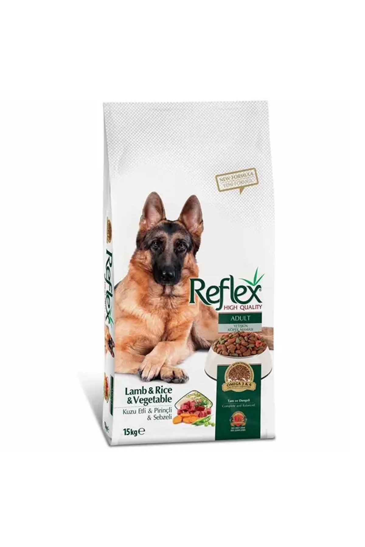 Adult Kuzu ve Pirinçli Sebzeli Yetişkin Köpek Maması 15 Kg