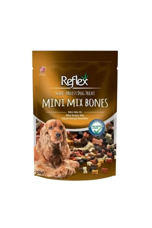 Küçük Karışık Kemikler Yarı Yumuşak Köpek Ödül Maması 150 Gr 