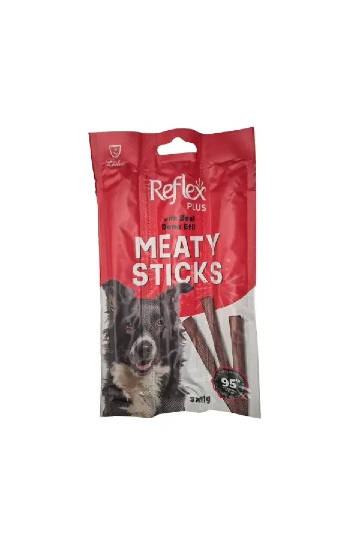 Meaty Sticks Biftekli Tahılsız Köpek Ödül Çubuğu 3x11 Gr