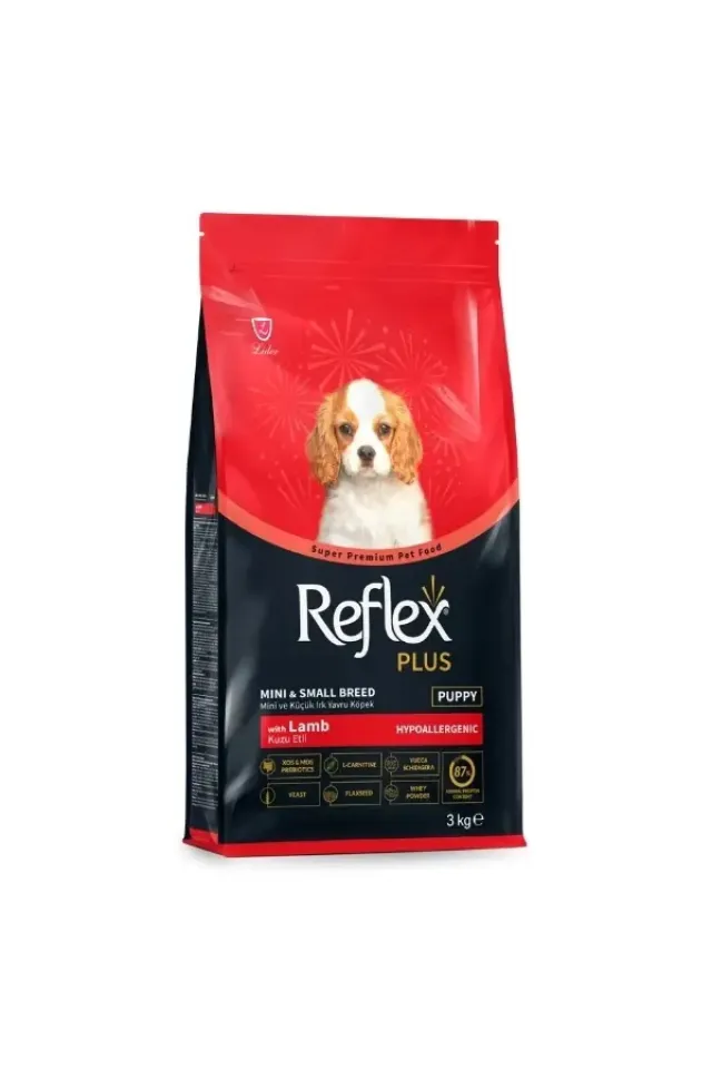 Kuzu Etli Mini ve Küçük Irk Yavru Köpek Maması 3 Kg