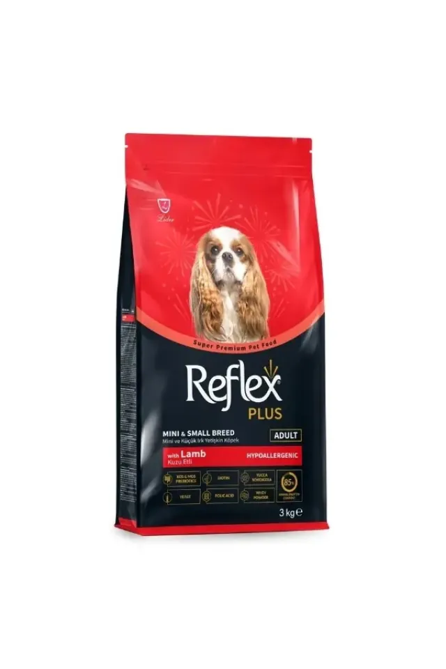 Kuzu Etli Mini ve Küçük Irk Yetişkin Köpek Maması 3 Kg