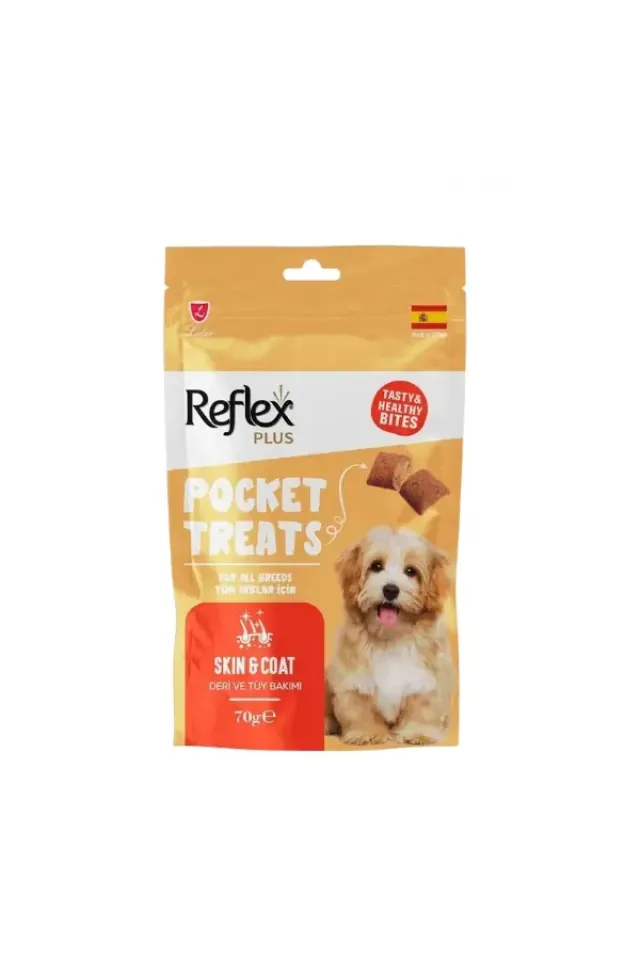 Pocket Treats Deri Ve Tüy Bakımı için Köpek Ödül Maması  70 Gr