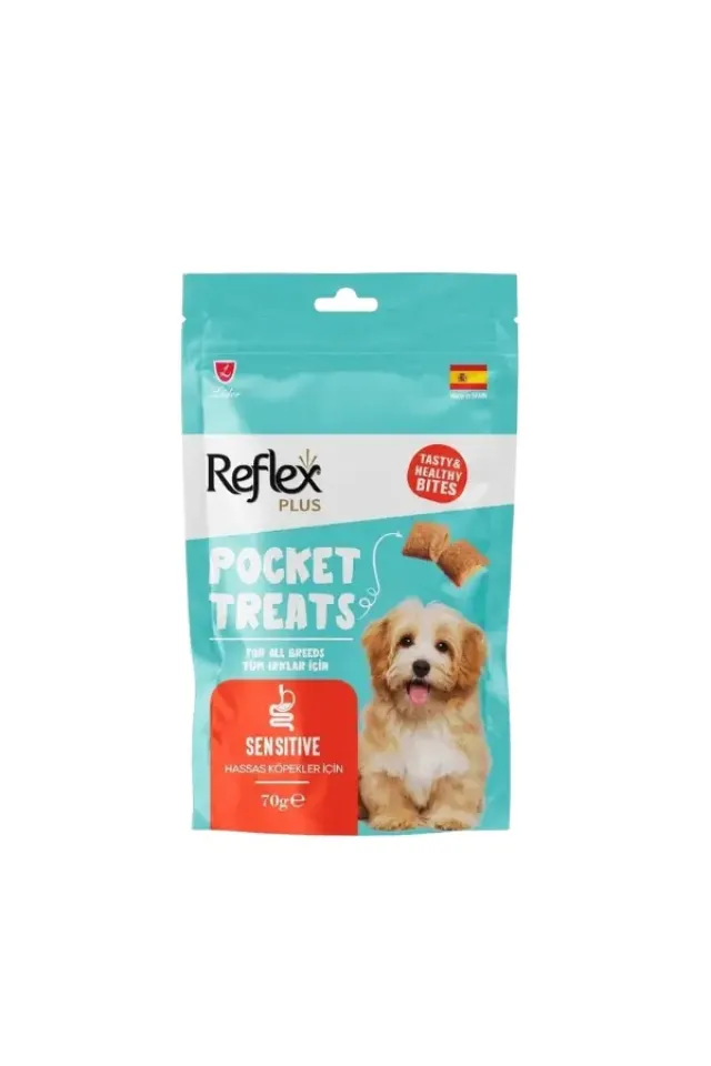 Pocket Treats Hassas Köpekler için Köpek Ödül Maması  70 Gr