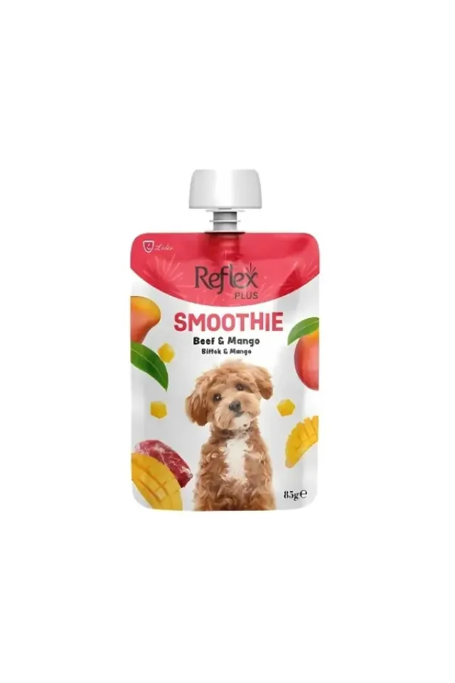 Smoothie Biftekli ve Mangolu Sıvı Yetişkin Köpek Ödül Maması  85 Gr