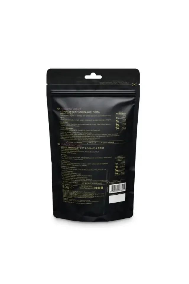 Snackies Natural Kuzu Etli Küp Tahılsız Köpek Ödül Maması  80 Gr