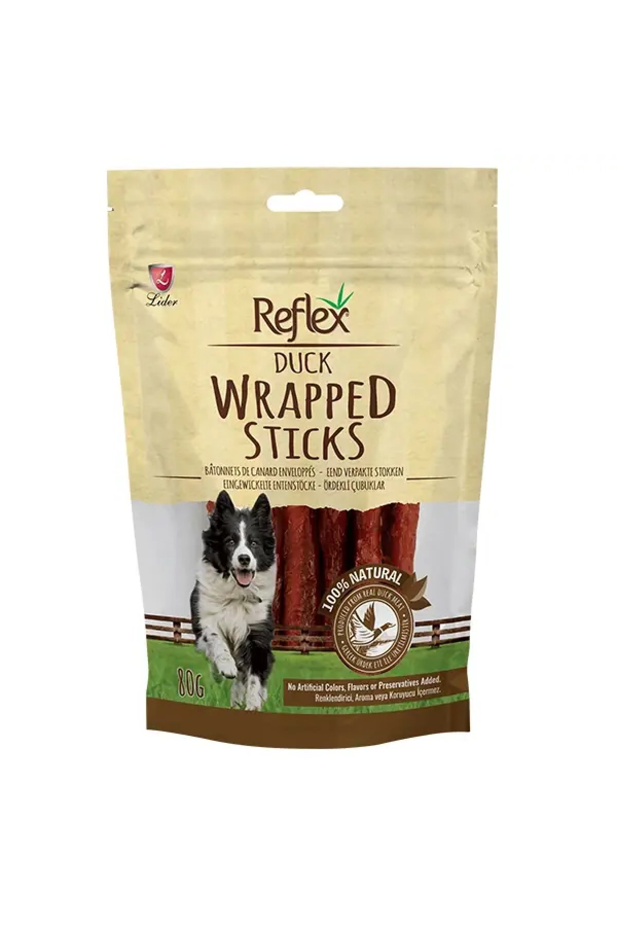 Wrapped Sticks Ördekli Köpek Ödül Çubukları  80 Gr