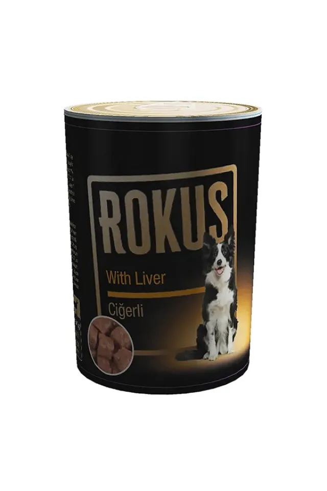 Ciğerli Yetişkin Konserve Köpek Maması  410 Gr
