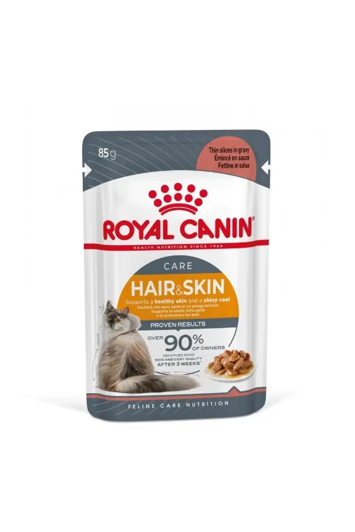 Care Hair Skin Tüy ve Deri Sağlığı için Pouch Konserve Kedi Maması 85 Gr