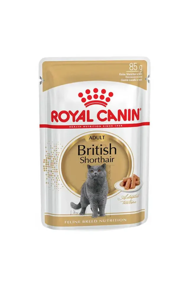 British Shorthair Adult Pouch Konserve Kedi Maması  85 Gr
