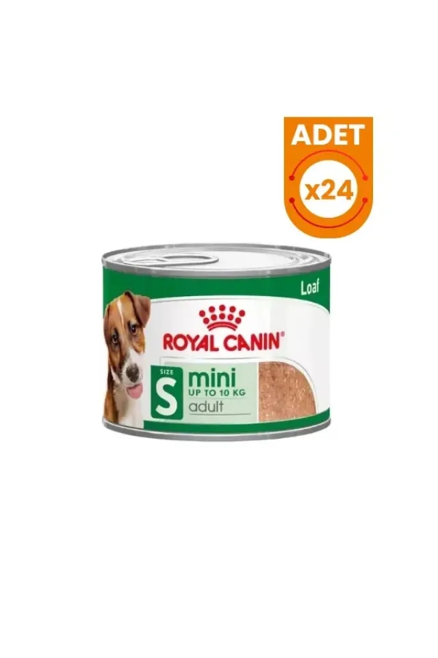 Loaf Mousse Küçük Irk Ezme Yetişkin Konserve Köpek Maması 24 Adet 195 Gr